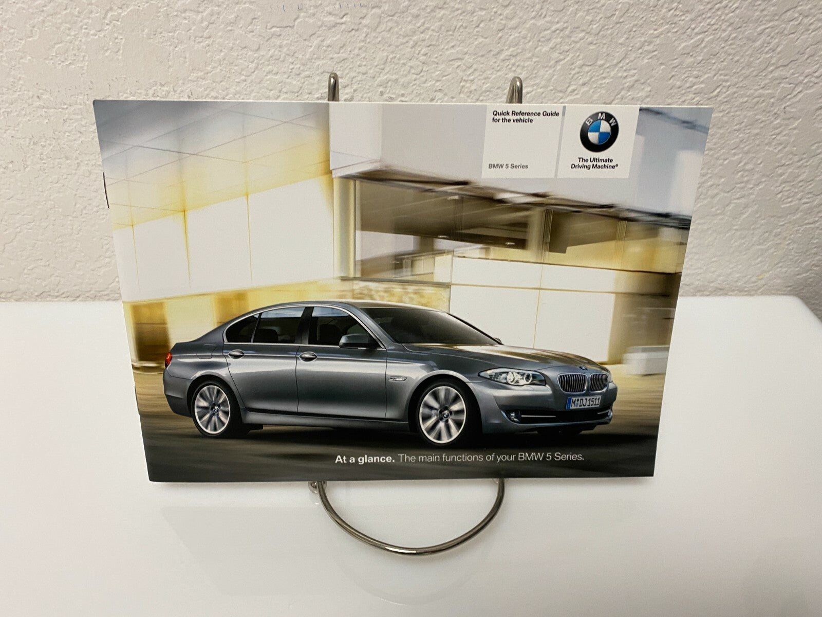 2011 BMW 5-Series 528i 535i 550i 535i xDrive 550i xDrive OEM Owner's Manual Set