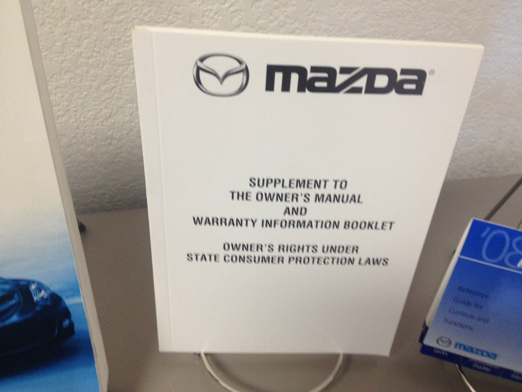 2008 Mazda 3 OEM Owner's Manual--Fast Free Shipping to All 50 States