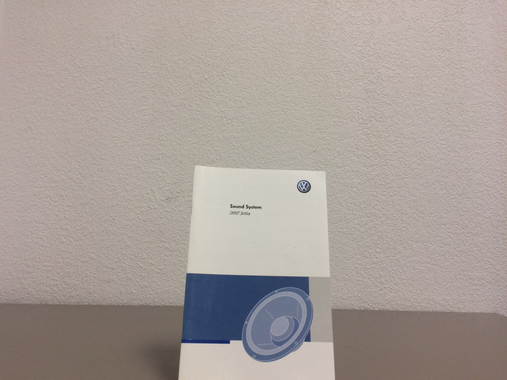 2007 Volkswagen VW Jetta Genuine OEM Owner's Manual Set w/Case--Free Shipping!