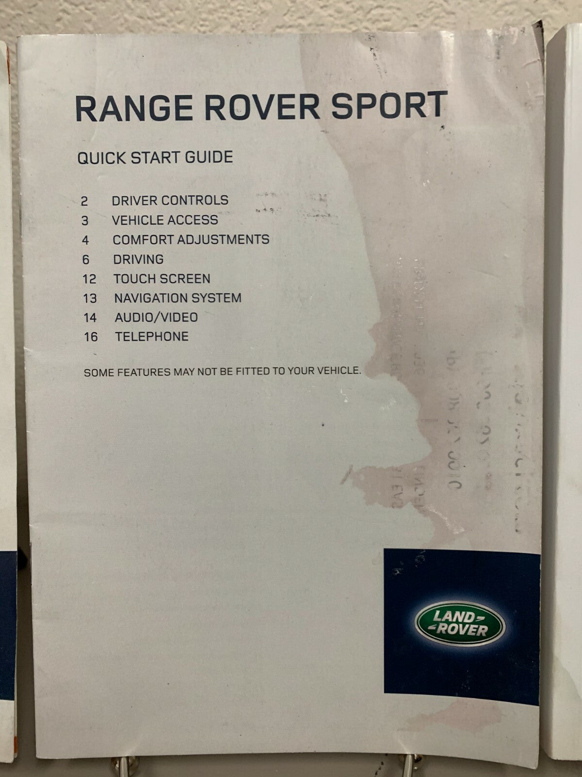 2014 Range Rover Sport Genuine OEM Owner's Manual Set w/Case--Free Shipping!!!