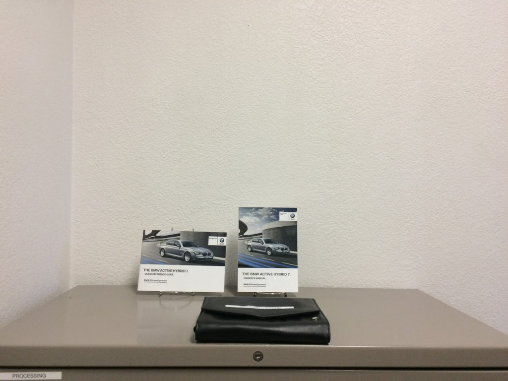 2012 BMW Active Hybrid 7 L OEM Owner's Manual set - Supplements still sealed!