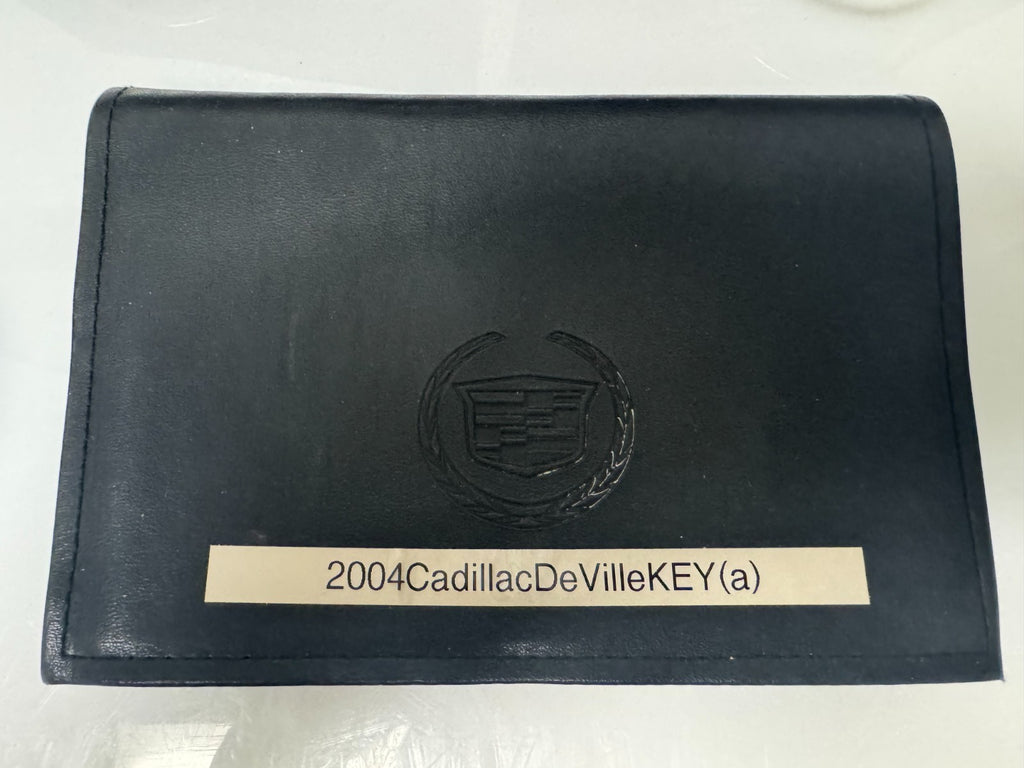 2004 Cadillac DeVille Genuine Factory Owner's Manual Set w/Bonus Key Fob & Pen