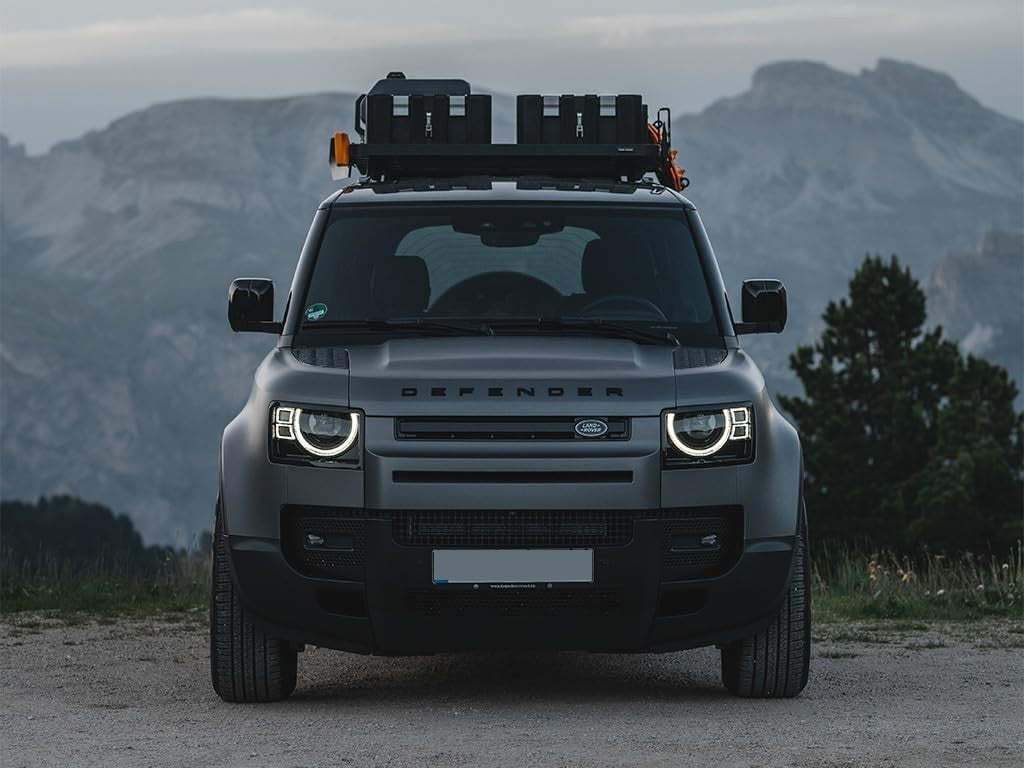 Land Rover Defender 110 Slimline II Roof Rack Kit by Front Runner--KRLD037T