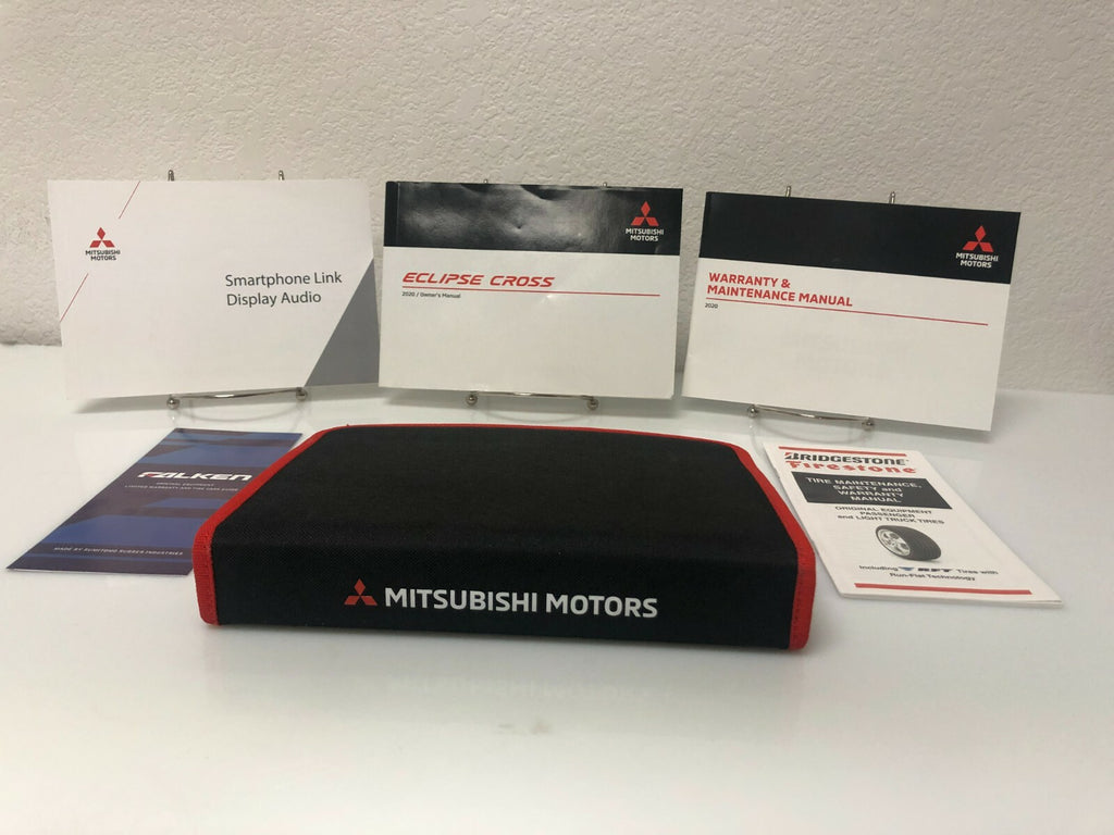 2020 Mitsubishi Eclipse Cross Genuine Owner's Manual Set w/Case Free Shipping !