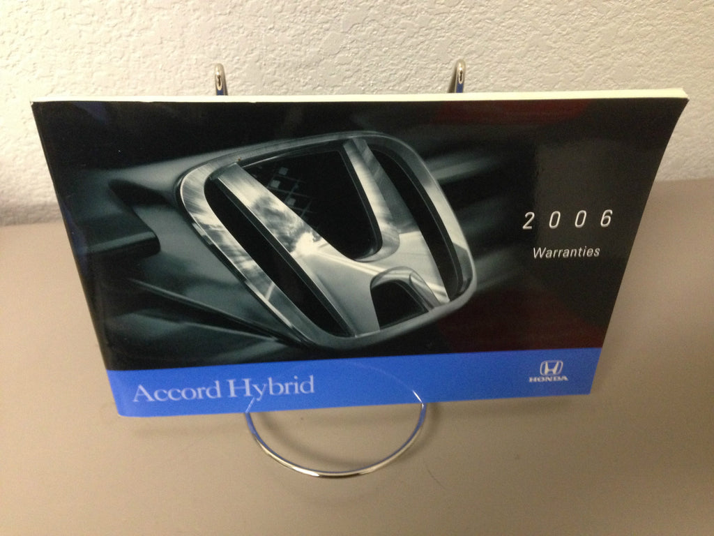 2006 Honda Accord Hybrid OEM Owner's Manual
