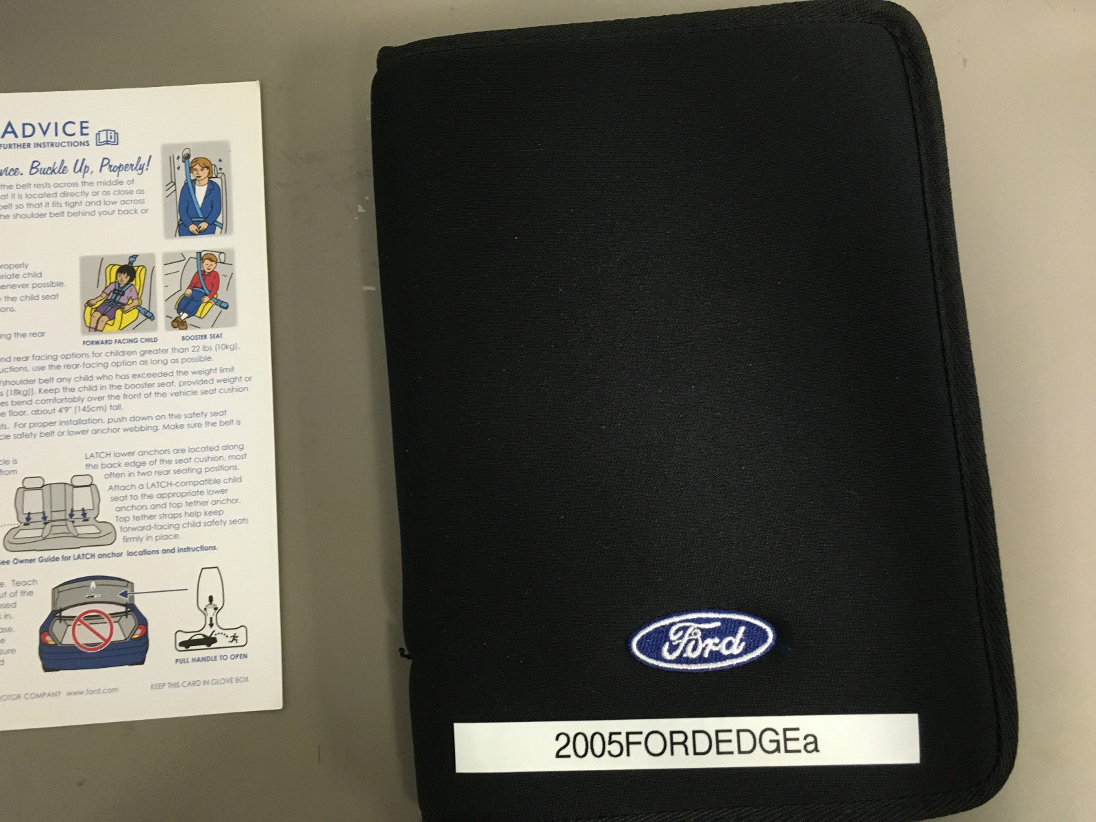 2008 Ford Edge Genuine OEM Owner's Manual Set with Case- Free shipping