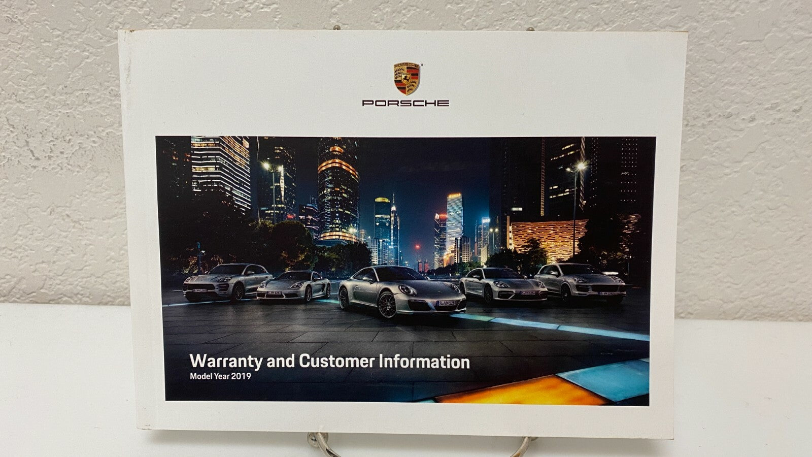 2019 Porsche Macan Genuine OEM Owner's Manual w/Navigation and logo case