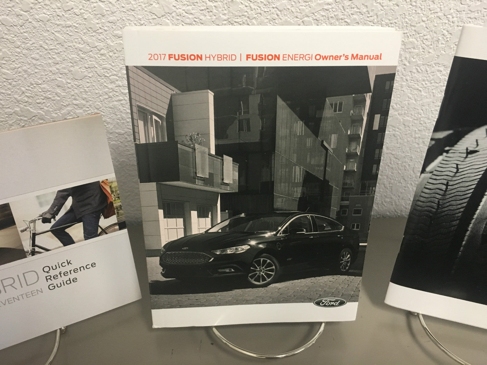 2017 Ford Fusion Hybrid Genuine OEM Owner's Manual w/ Supplements and Case