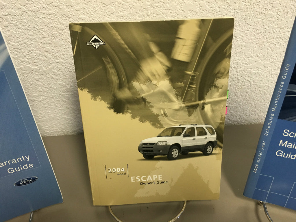 2004 Ford Escape Owner's Manual Genuine OEM Owners Manual Set - Free Shipping