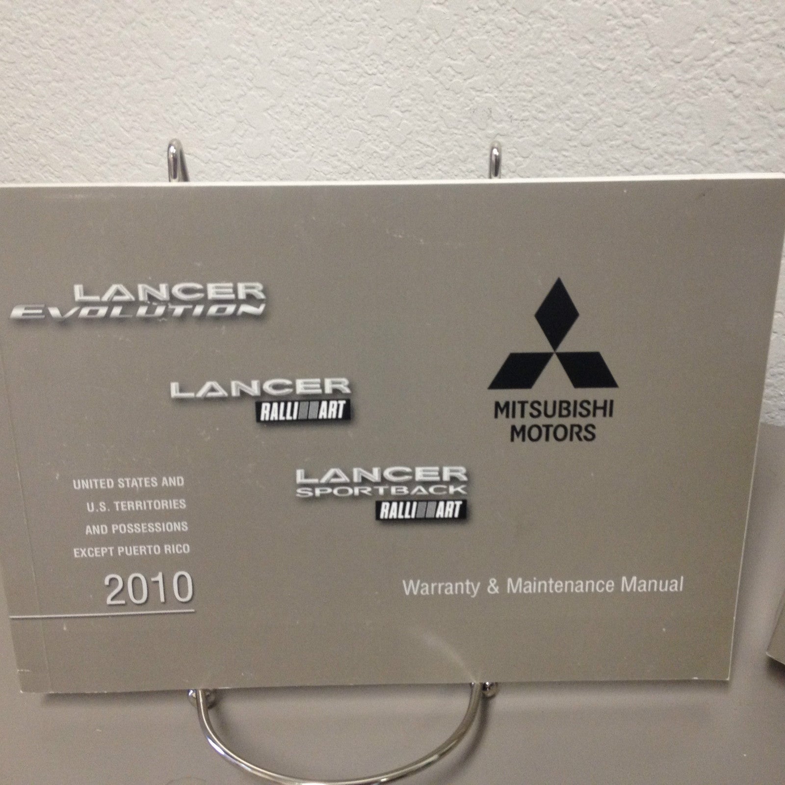 2010 Mitsubishi Lancer OEM Owners Manual--Fast Free Shipping to All 50 States