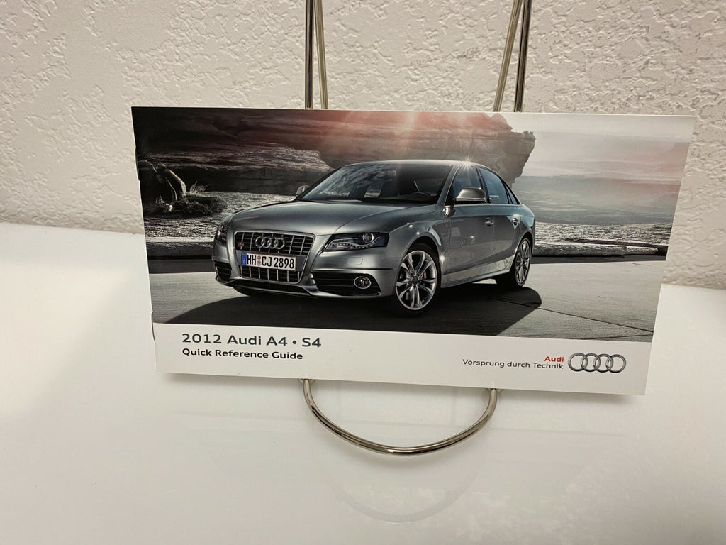 2012 Audi A4 Genuine OEM Owner's Manual Set with Audi Case--Free Shipping!