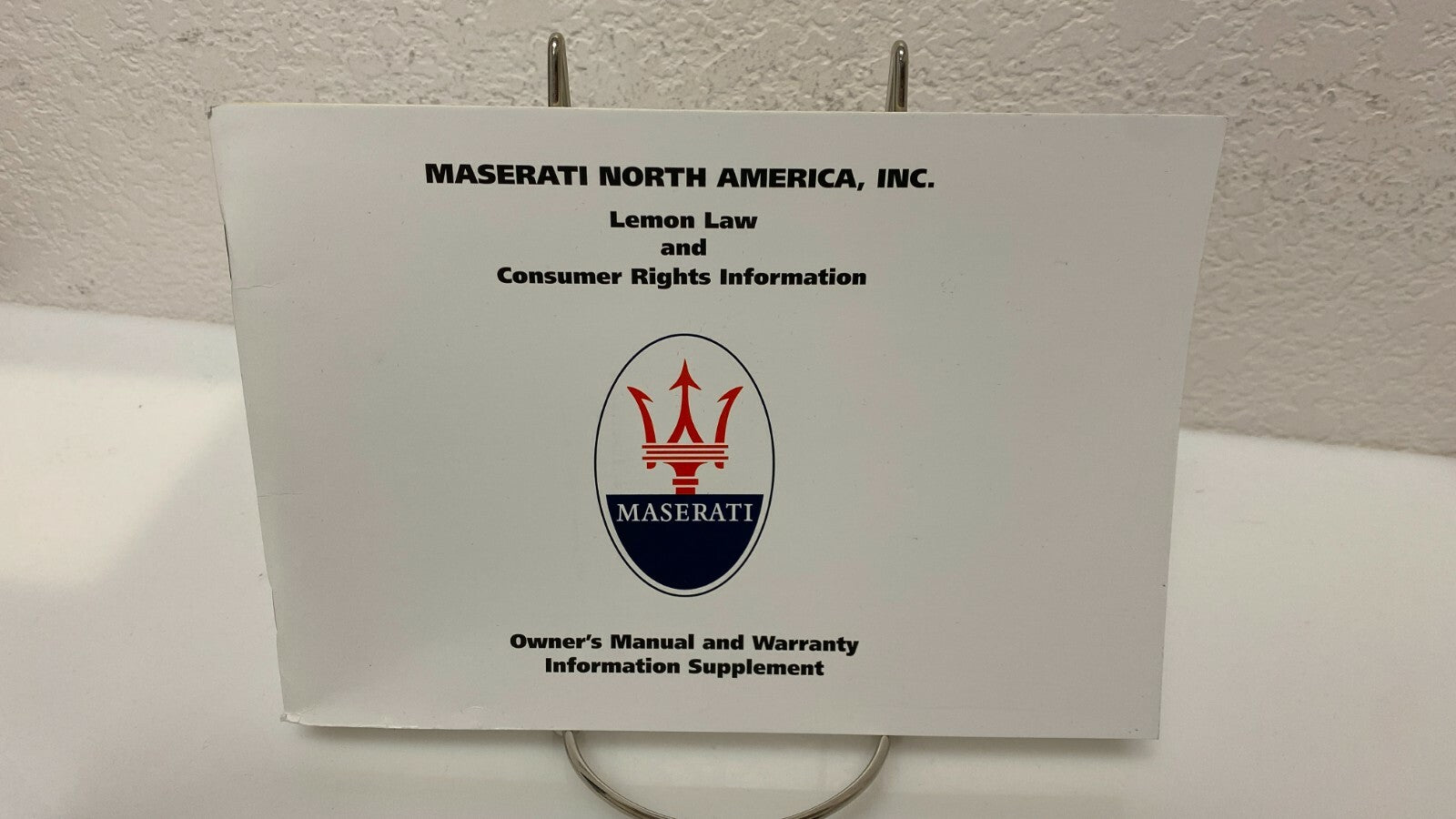2020 Maserati Ghibli Genuine OEM Owner's Manual Quick Reference Guide w/case