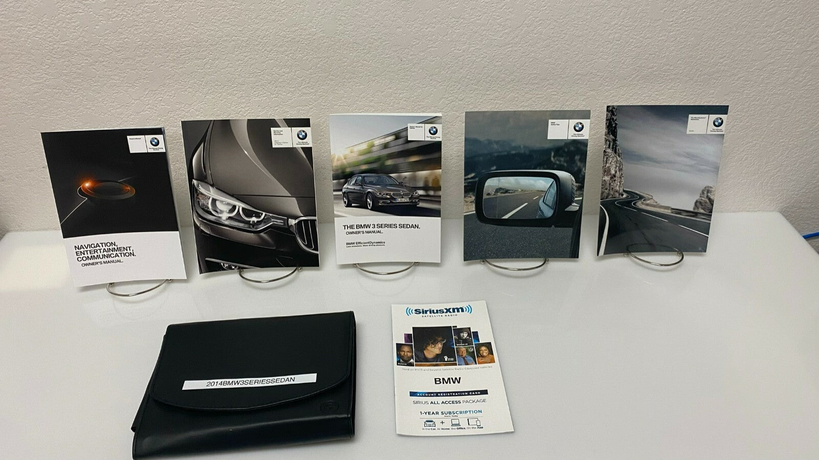 2014 BMW 3 Series Sedan 320i 328i 335i 328d xDrive OEM Owner's Manual Set