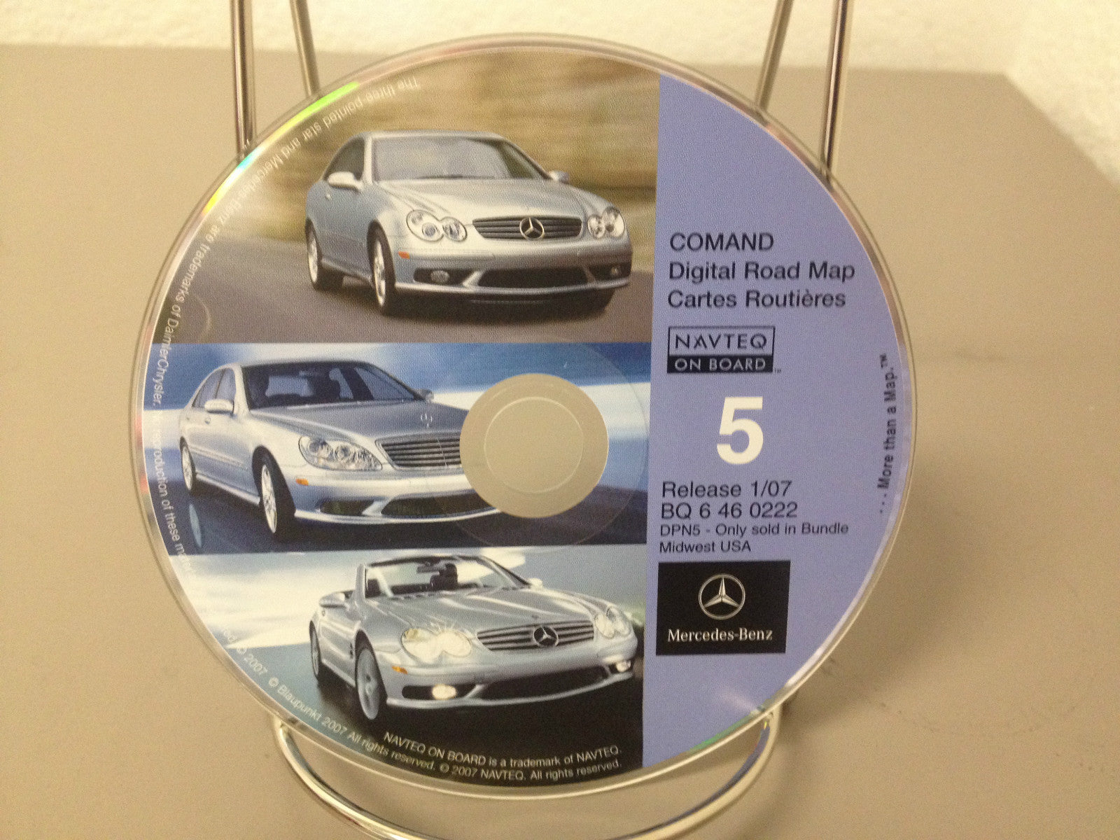 2007 Mercedes Benz Navigation Disc 5