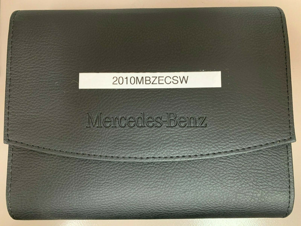 2010 Mercedes Benz E-Class E350 E550 E63 AMG Genuine Owner's Manual Set w/Case
