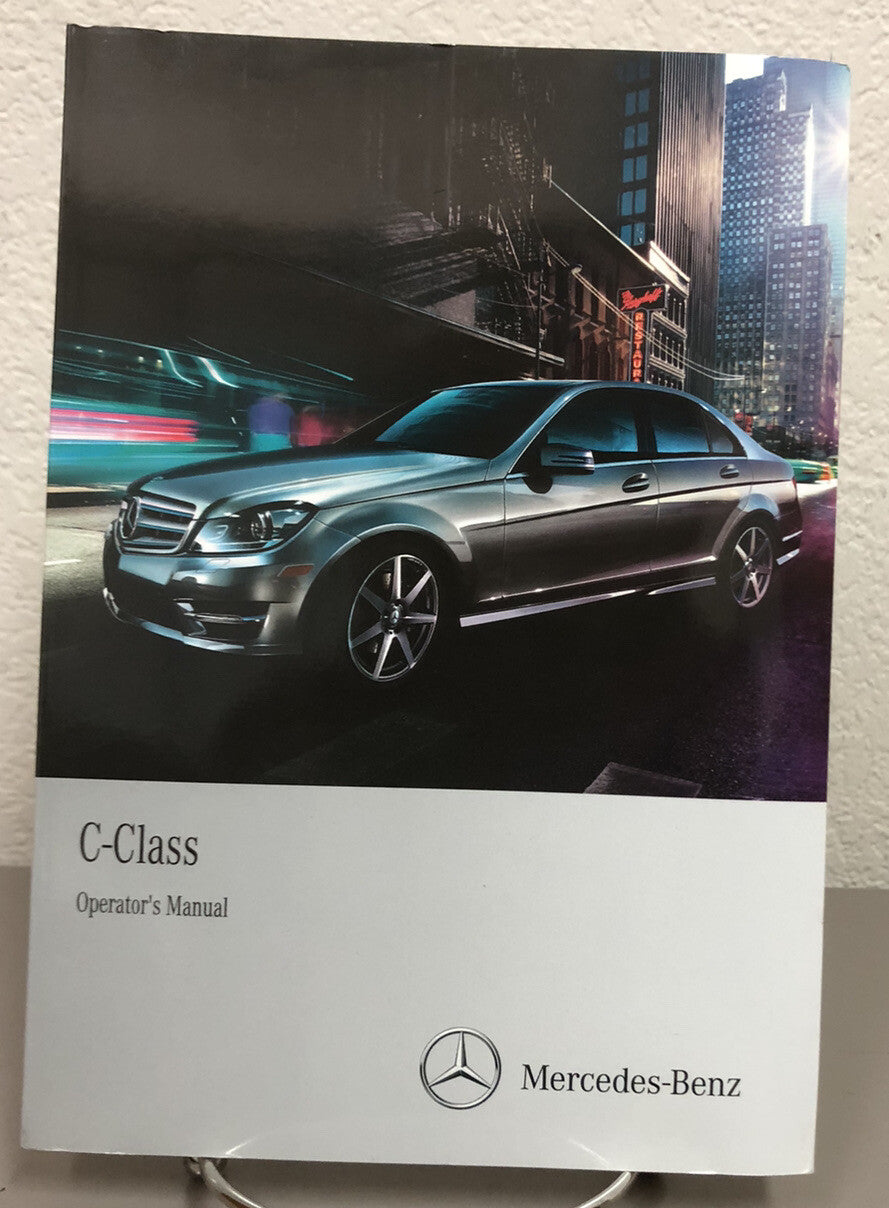 2013 Mercedes-Benz C-Class Sedan C250 C300 C350 C63 AMG Owner's Manual w/Comand