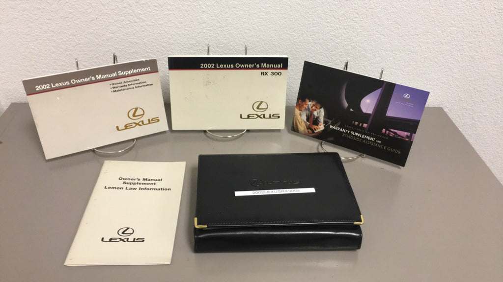 2002 Lexus RX 300 Genuine OEM Owner's Manual Set w/Case--Free Shipping!