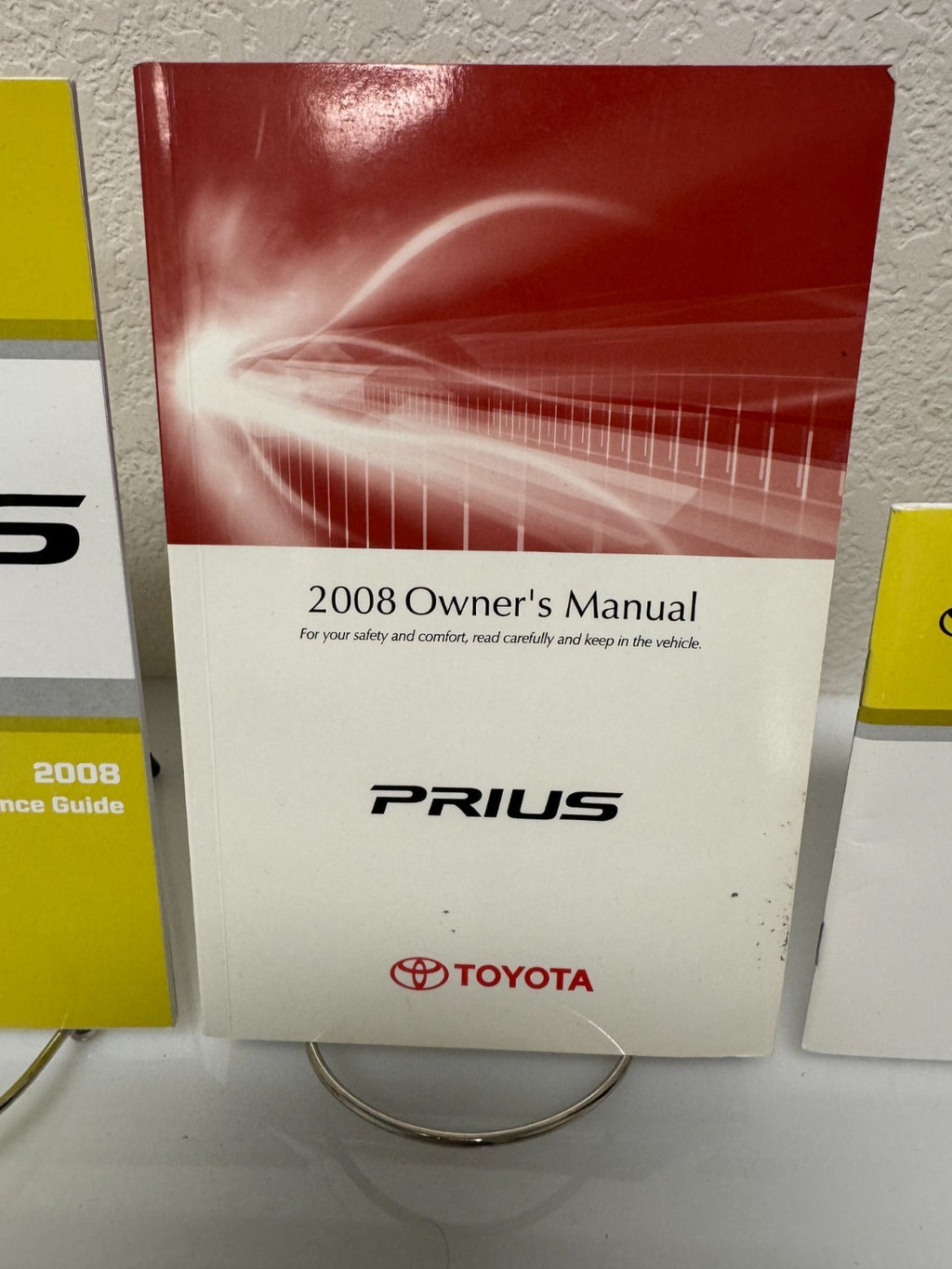 2008 Toyota Prius Genuine OEM Owner's Manual Set w/Toyota Case-Free Shipping!