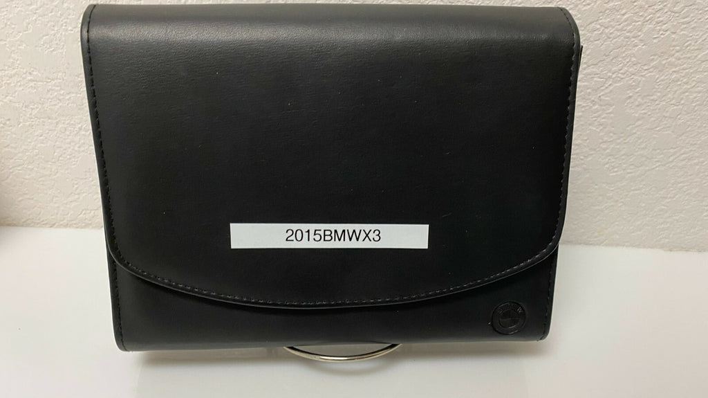 2015 BMW X3 28i 28d 35i sDrive xDrive Genuine OEM Owner's Manual Set w/Case