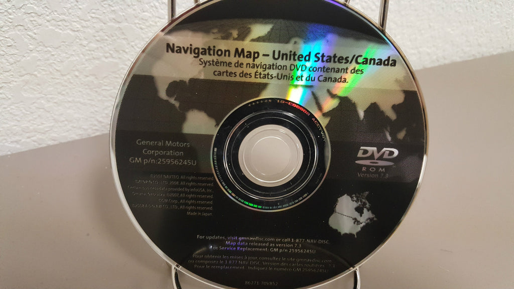 2003 2004 2005 2006 GM Navigation DVD Map Cadillac Escalade GMC Yukon Envoy