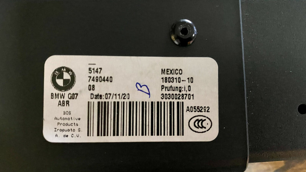 2019 2020 2022 BMW X7 Privacy Shade Cargo Cover Genuine OEM 5147749044008 G07ABR