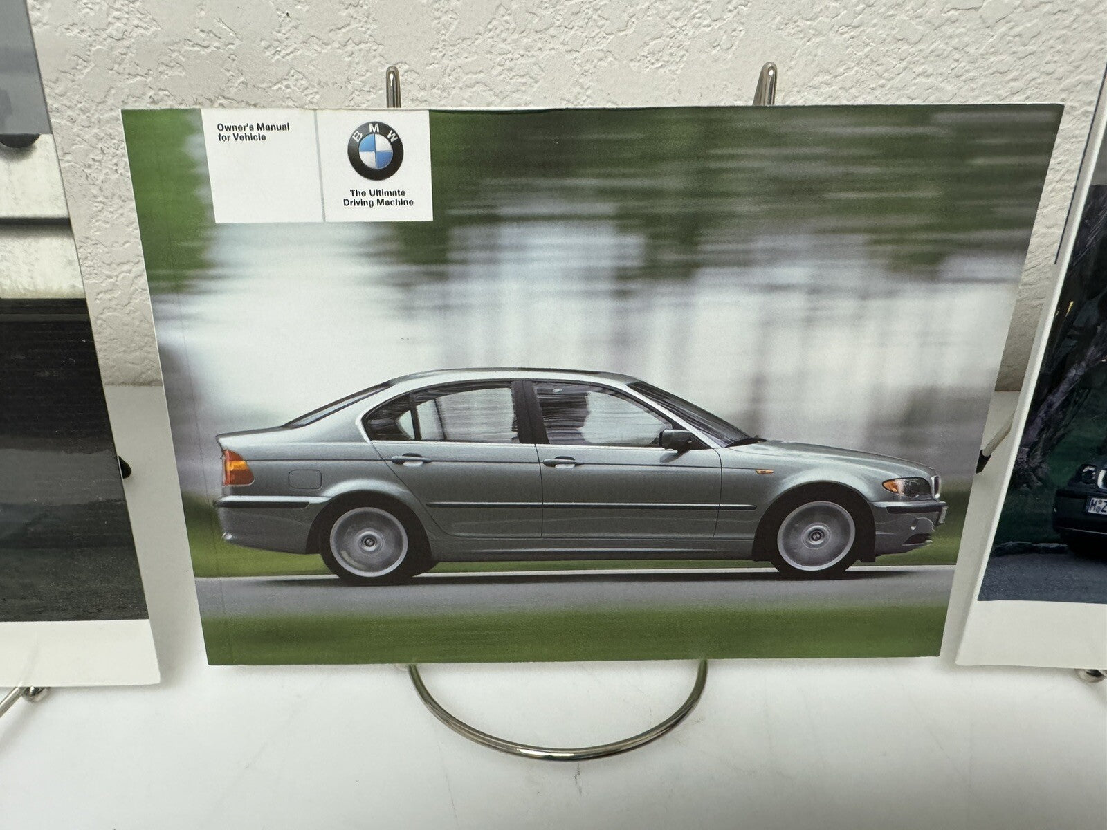 2005 BMW 3-Series Sedan Genuine OEM Owner's Manual w/BMW Protective Case