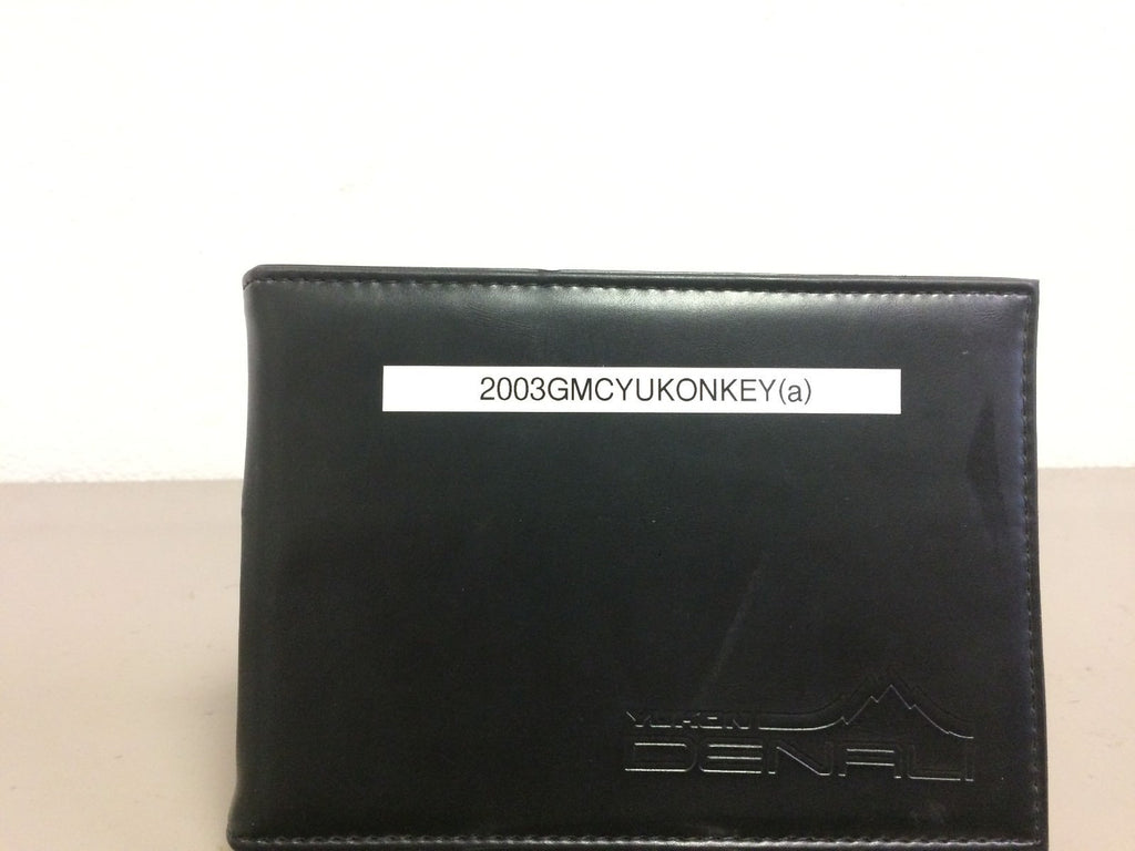 2003 GMC Yukon Denali / Yukon XL Denali OEM Owner's Manual Set w/Case & Key FOB
