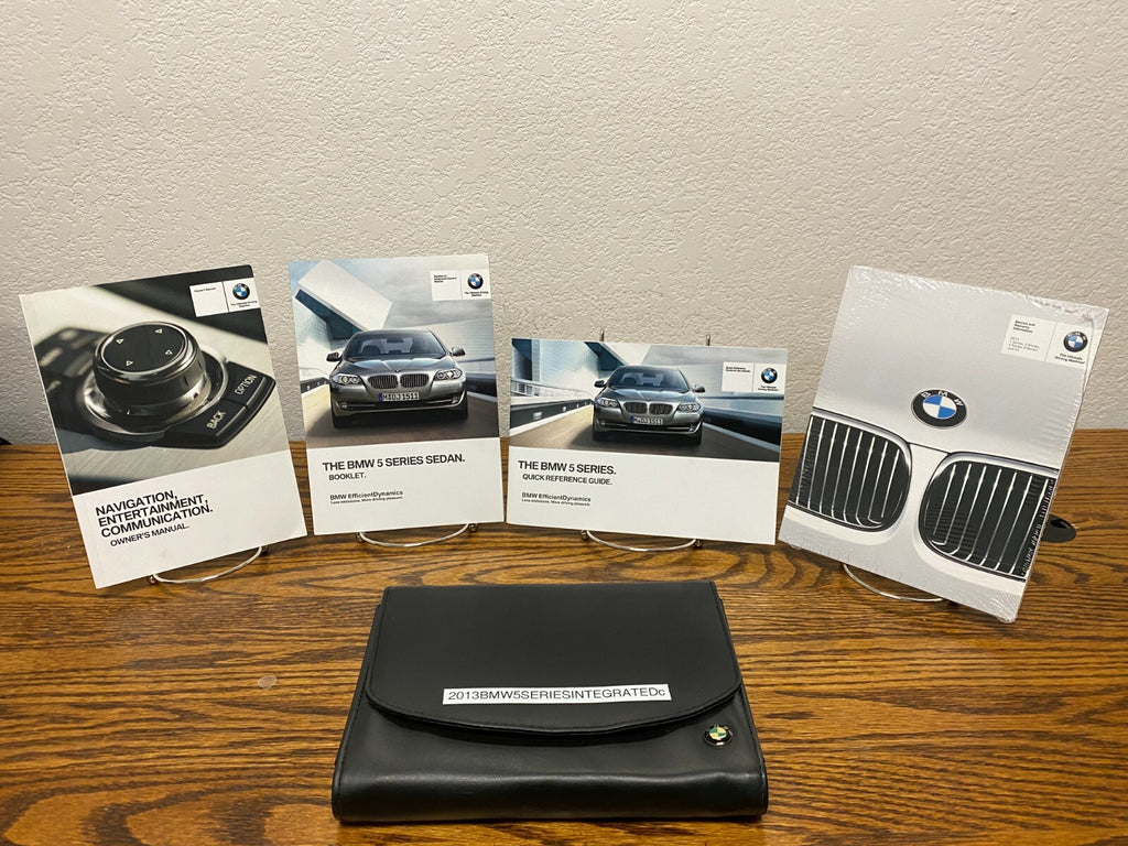2013 BMW 5-Series Integrated Sedan 528i 535i 550i Owner's Manual w/ Navigation