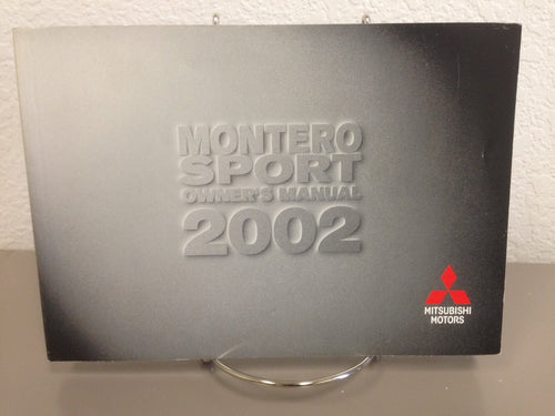 2002 Mitsubishi Montero Sport Genuine OEM Owner's Manual Set w/Case--Ships Free!