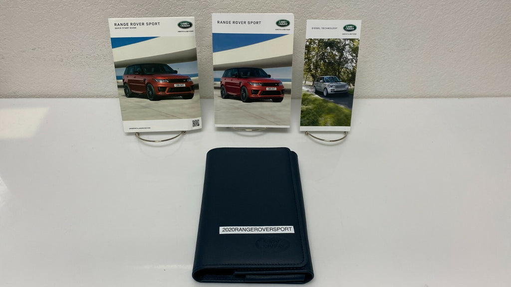 2020 Land Rover Range Rover Sport Genuine OEM Owner's Manual Set w/Case
