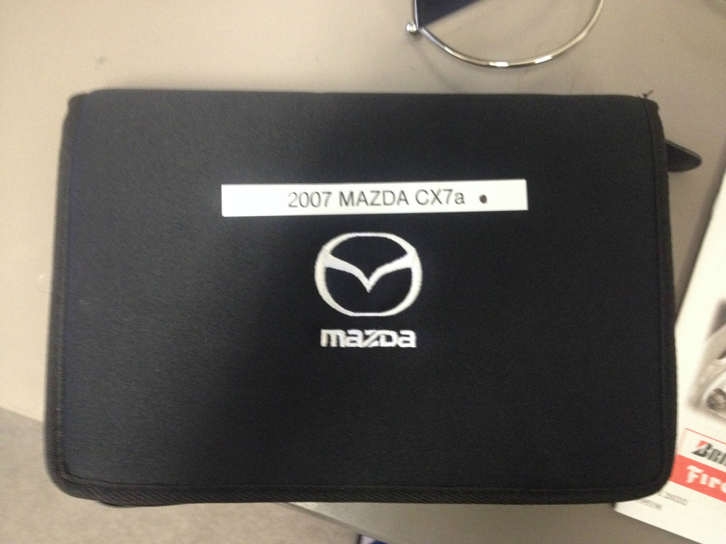 2007 MAZDA CX-7 Genuine OEM Owner's Manual Set w/Case--Free Shipping!