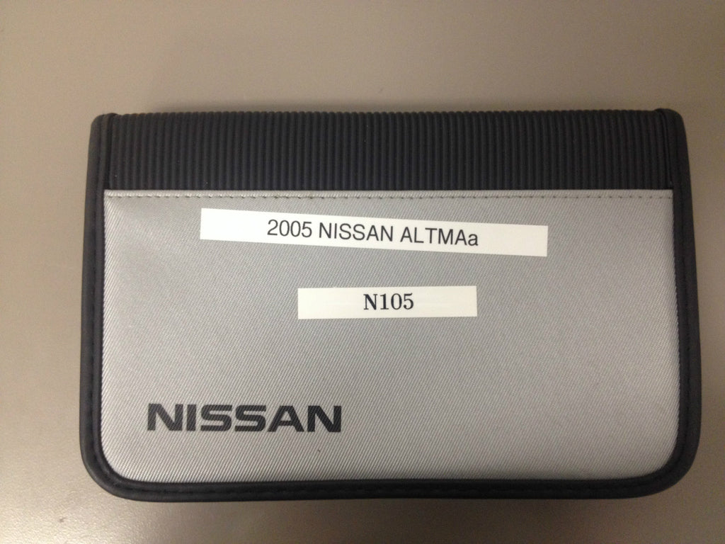 2005 Nissan Altima Genuine OEM Owner's Manual Set w/Nissan Case--Free Shipping!