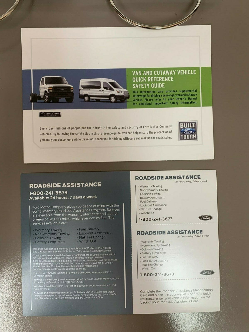 2016 Ford Transit Genuine OEM Owner's Manual Set w/Synch3 & Ford Case with Logo
