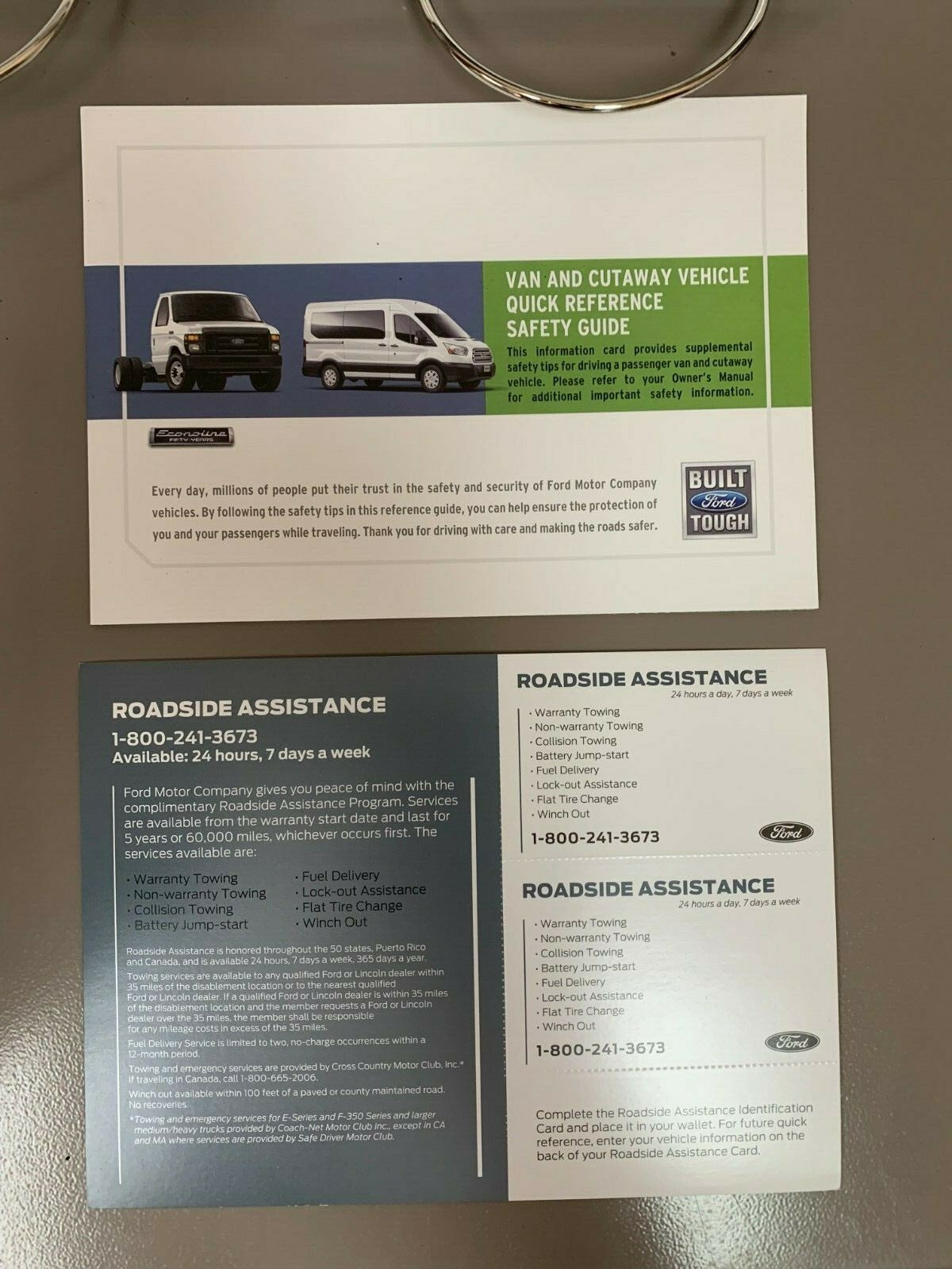 2016 Ford Transit Genuine OEM Owner's Manual Set w/Synch3 & Ford Case with Logo