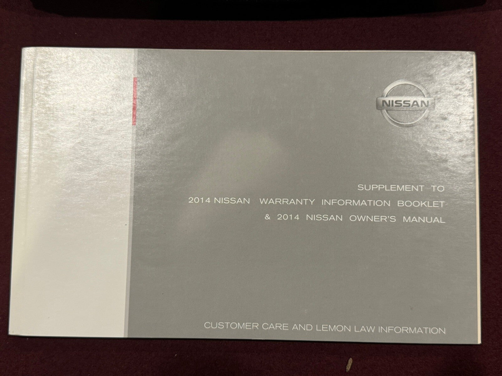 2014 Nissan Versa Note Genuine OEM Owner's Manual Set w/Case--Free Shipping!
