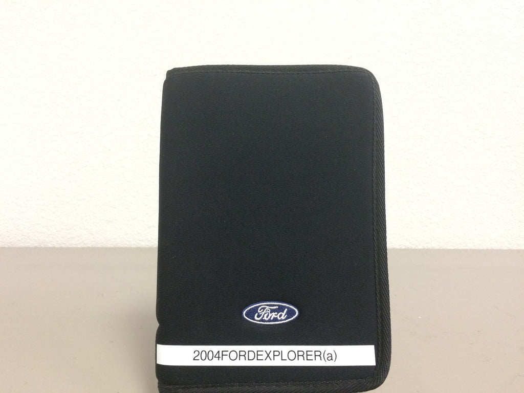 2004 Ford Explorer Genuine OEM Owner's Manual Set with Case- Free Shipping!