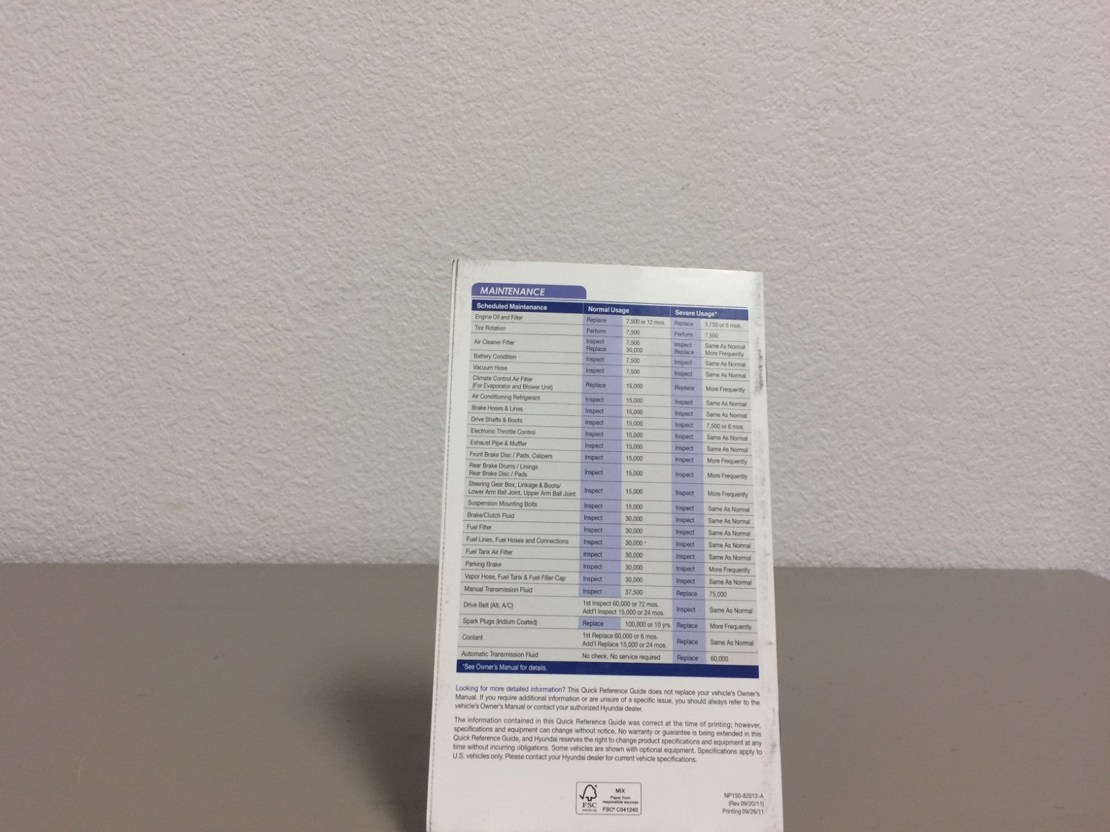 2012 Hyundai Elantra Genuine OEM Owner's Manual Set w/Navigation & Bonus Key FOB