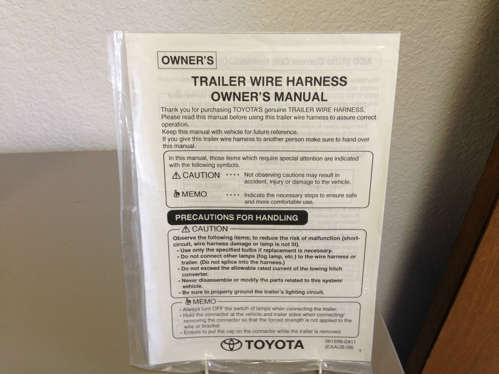 2003 Toyota Highlander OEM Owner's Manual w/ Supplements & Case - Free Shipping