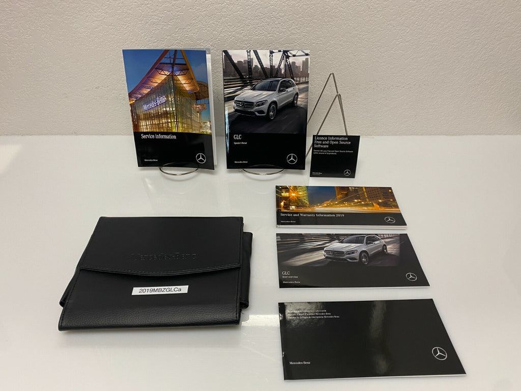 2019 Mercedes-Benz GLC 43 63 S63 4MATIC 4MATIC+ OEM Owner's Manual Set w/Case