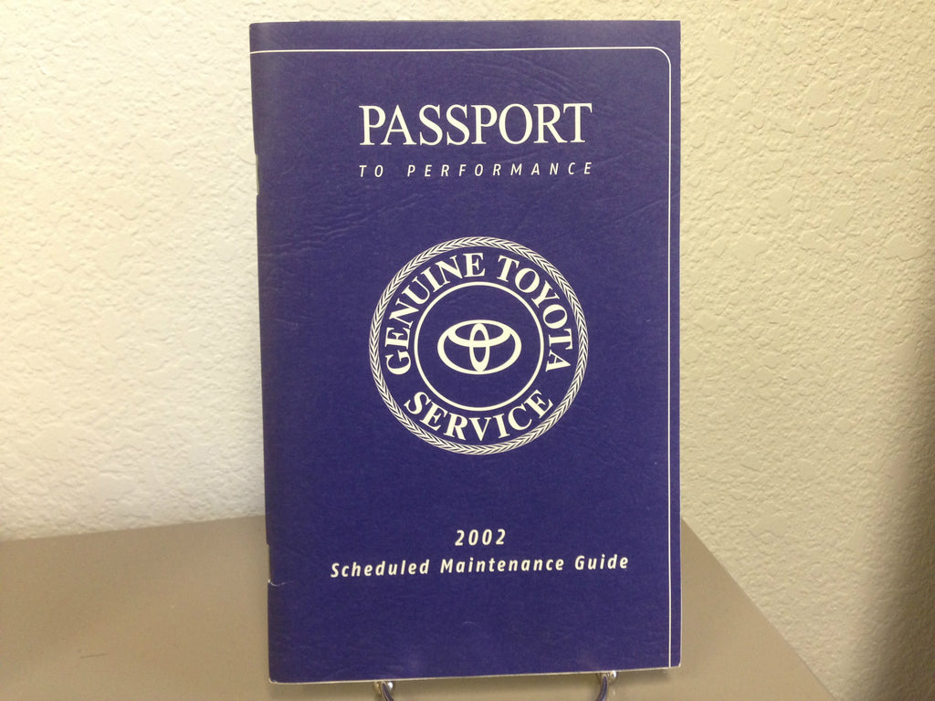2002 Toyota Camry OEM Owner's Manual w/ Supplements - Free Shipping