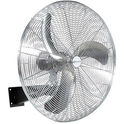 Airmaster 37145 Heavy-Duty Air Circulator, Wall Mount, Non-Oscillating, 30" Prop