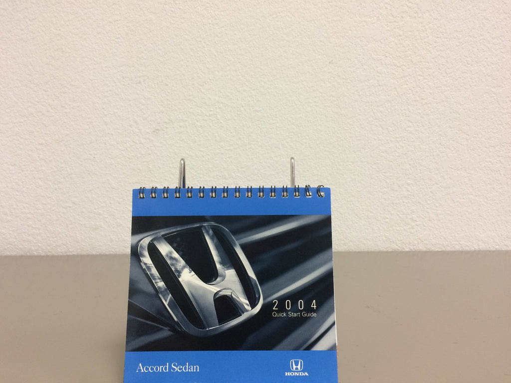 2004 Honda Accord Sedan Genuine OEM Owner's Manual w/Case--Free Shipping!