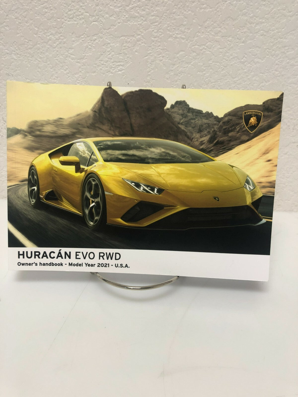 2021 Lamborghini Huracan EV0 RWD Genuine OEM Owner's Manual Set W/Case Free Ship