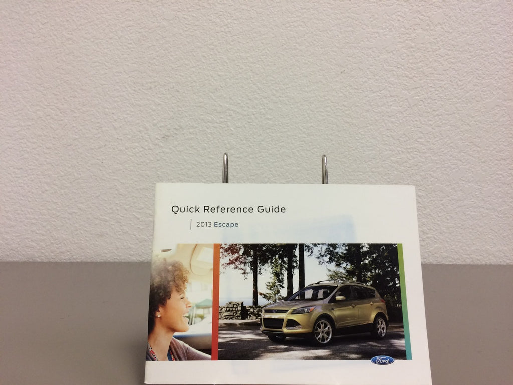 2013 Ford Escape Genuine OEM Owner's Manual w/Supplements, Case & Bonus Key FOB