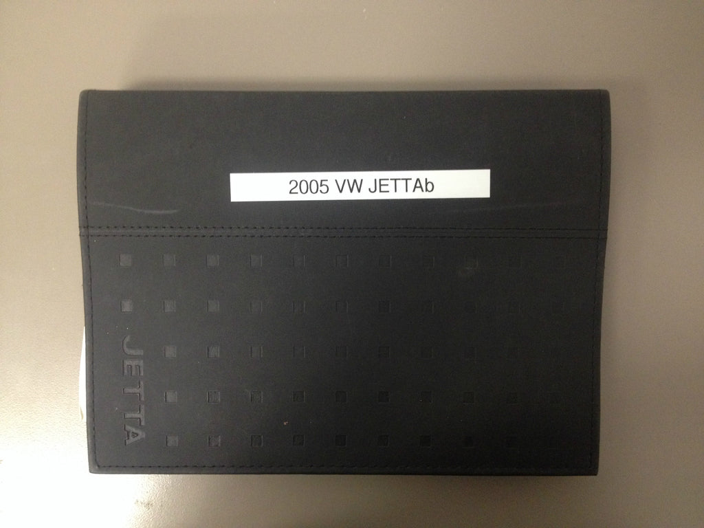 2005 VW Jetta Genuine OEM Owner's Manual