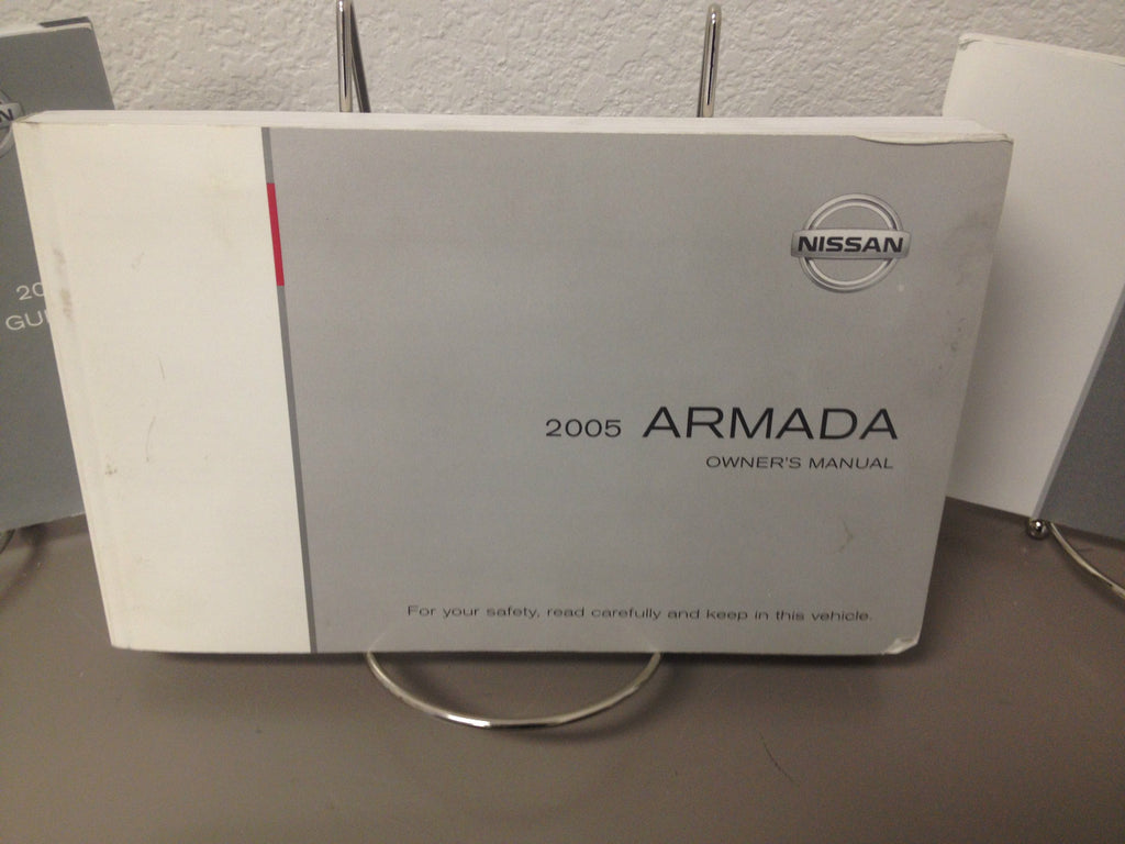 2005 Nissan Armada Genuine OEM Owner's Manual Set with Case--Fast Free Shipping