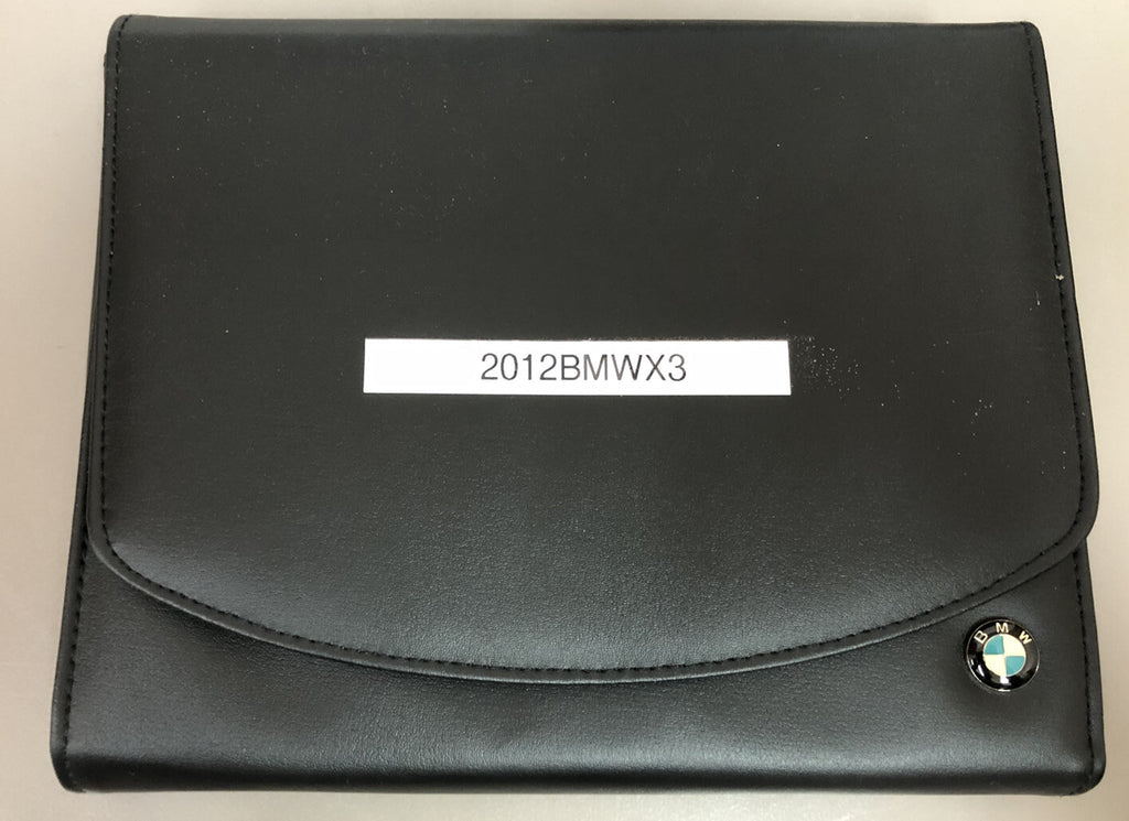 2012 BMW X3 28i 35i xDrive Genuine OEM Owner's Manual Set w/BMW Case