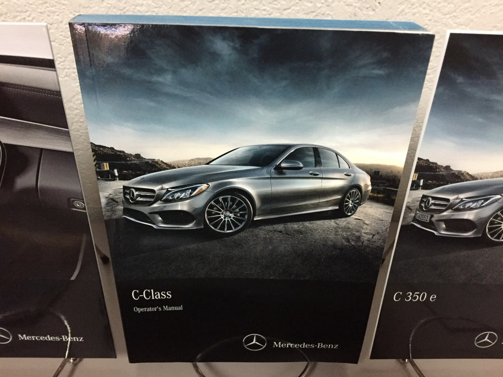 2016 Mercedes-Benz C-Class C350e Hybrid Sedan Genuine OEM Owner's Manual Set