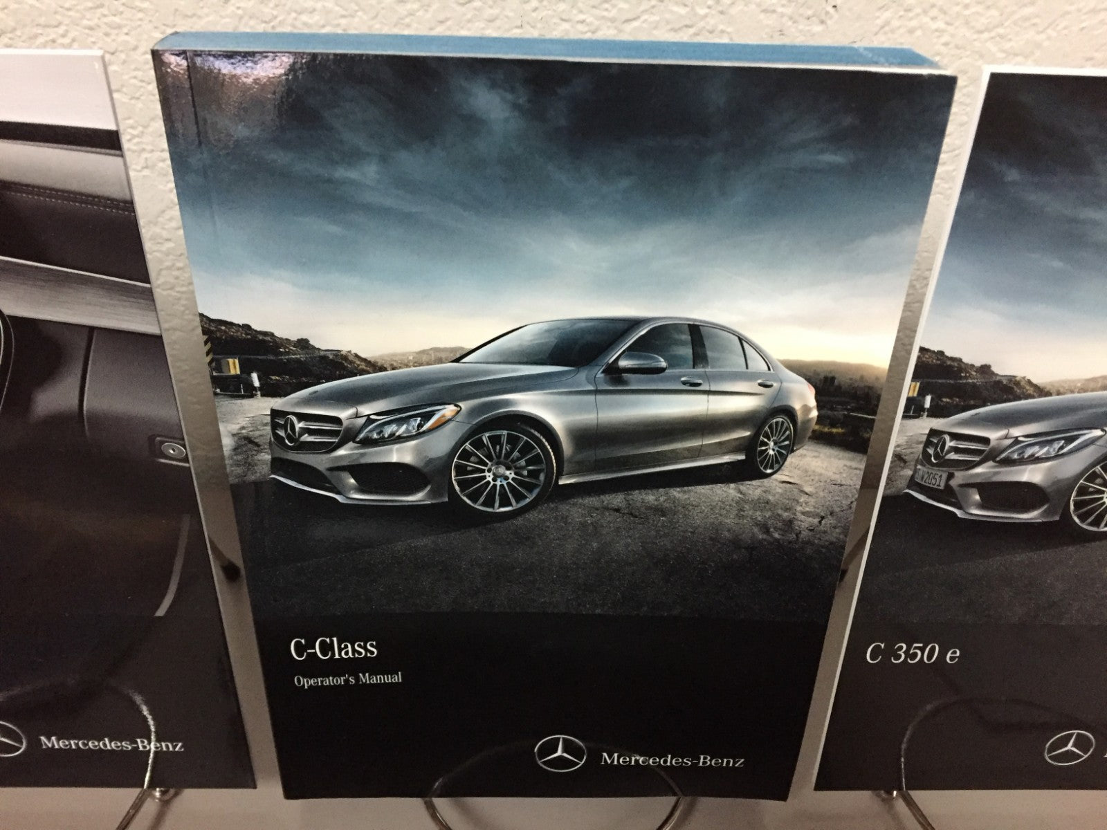 2016 Mercedes-Benz C-Class C350e Hybrid Sedan Genuine OEM Owner's Manual Set