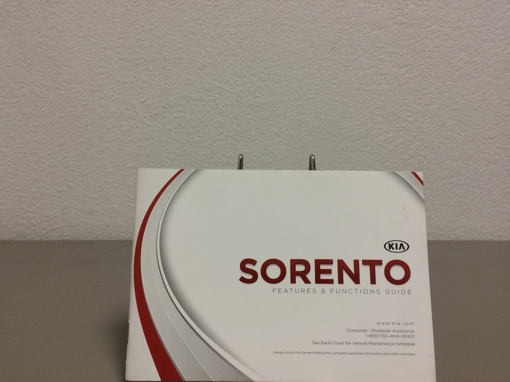 2014 Kia Sorento Genuine OEM Owner's Manual Set w/Kia Case & UVO--Free Shipping!